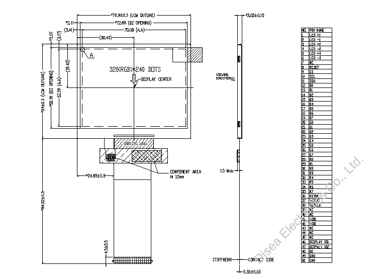 ZW-T035TLV-05 outline drawing