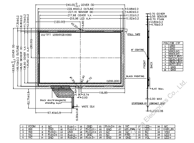 ZW-T101QIH-31CP ouline drawing