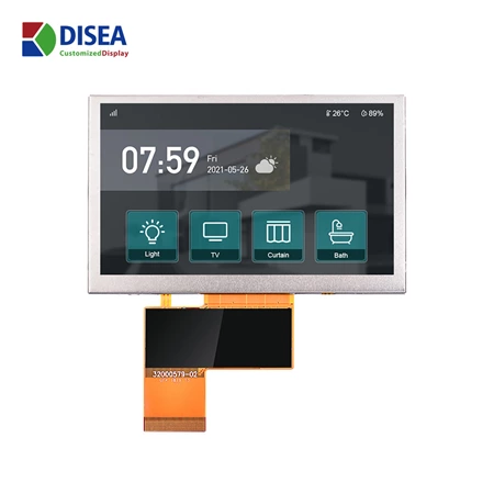 4.3 inch tft lcd display compatible with Innolux AT043TN24 V1 DS
