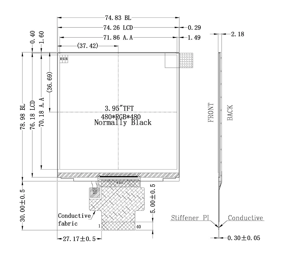 LCM-T040HCSA-02