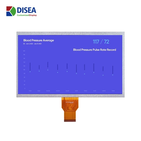 1000cd/㎡ Brightness 10.1 inch 1280x800 pixels IPS TFT LCD
