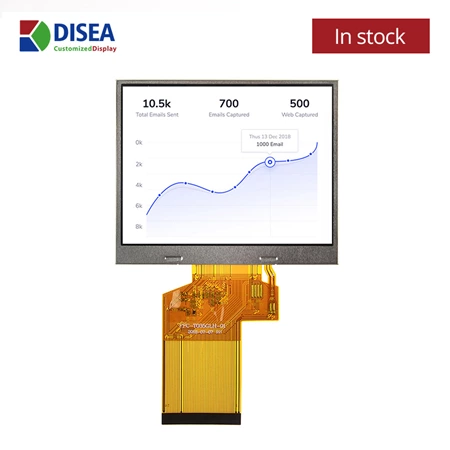3.5'' Sunlight-Readable IPS TFT LCD Display | 320x480 3.5'' Sunlight-Readable IPS TFT LCD Display | 320x480